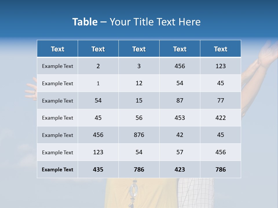 Woman Praise Winners PowerPoint Template