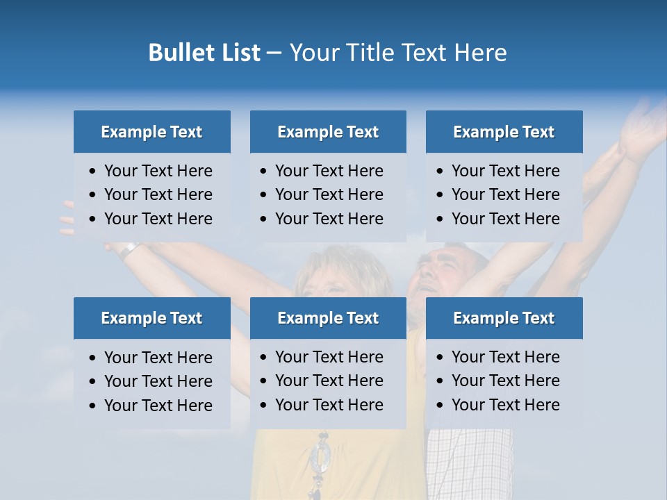 Woman Praise Winners PowerPoint Template