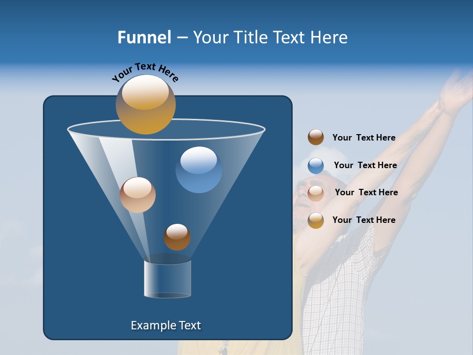 Woman Praise Winners PowerPoint Template