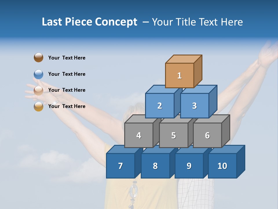 Woman Praise Winners PowerPoint Template