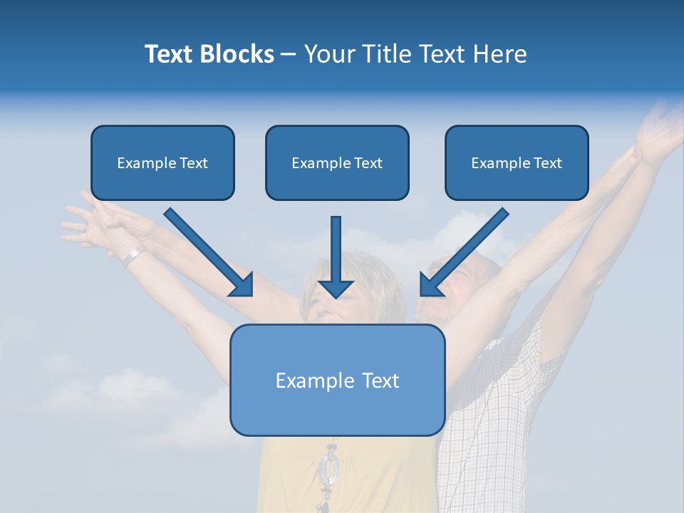 Woman Praise Winners PowerPoint Template
