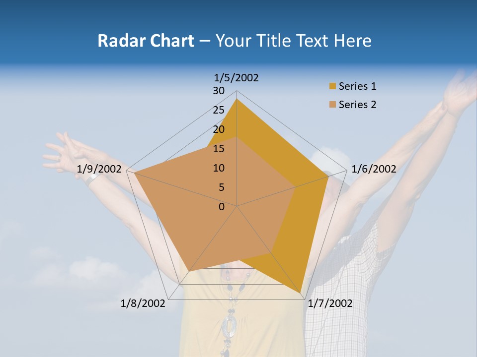 Woman Praise Winners PowerPoint Template