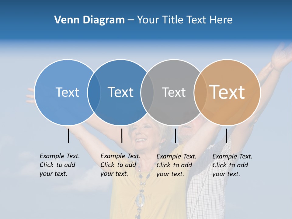 Woman Praise Winners PowerPoint Template