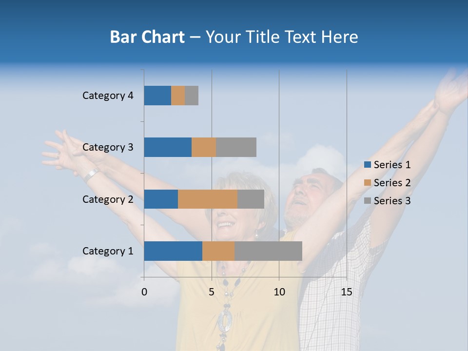 Woman Praise Winners PowerPoint Template