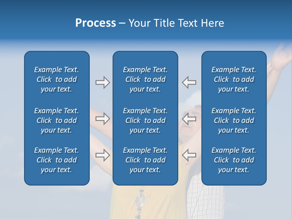 Woman Praise Winners PowerPoint Template