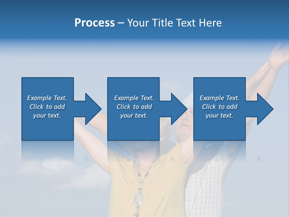 Woman Praise Winners PowerPoint Template