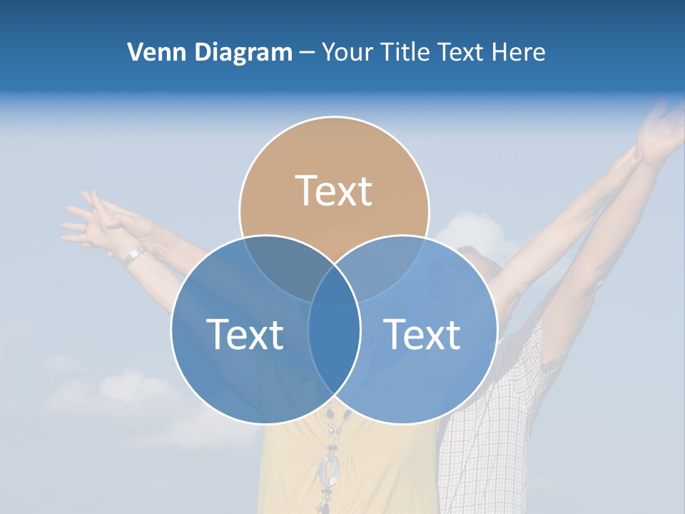 Woman Praise Winners PowerPoint Template