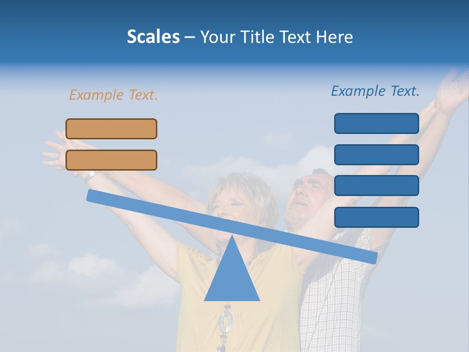 Woman Praise Winners PowerPoint Template