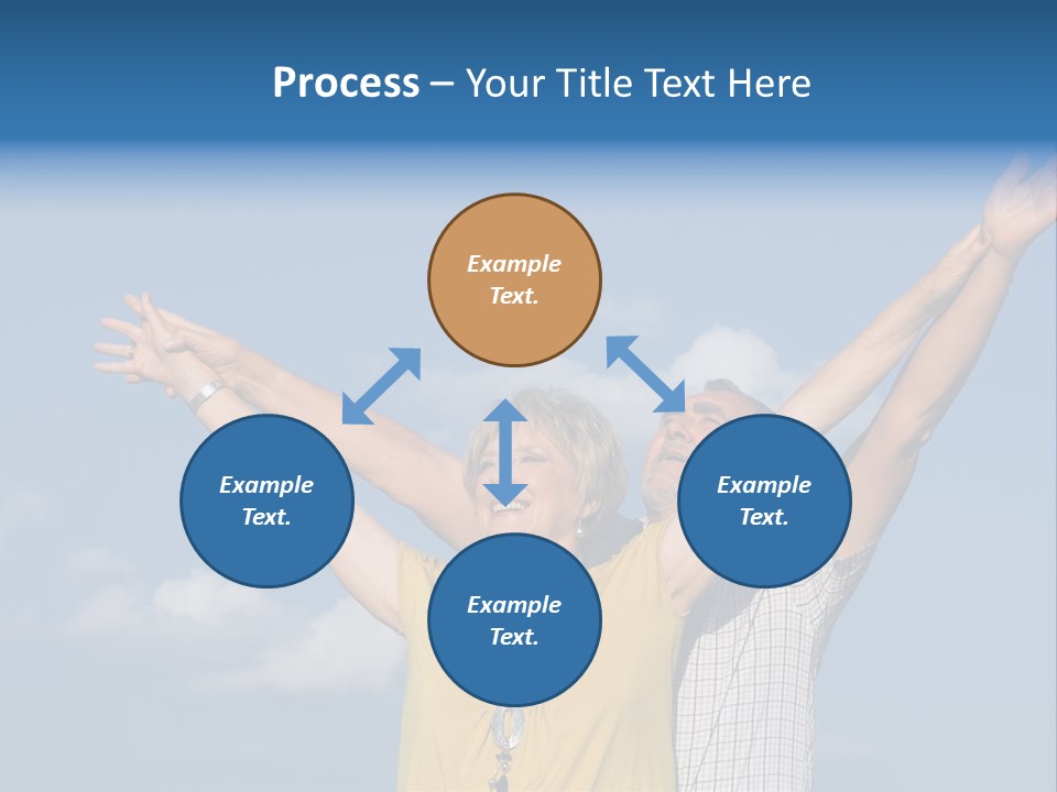 Woman Praise Winners PowerPoint Template