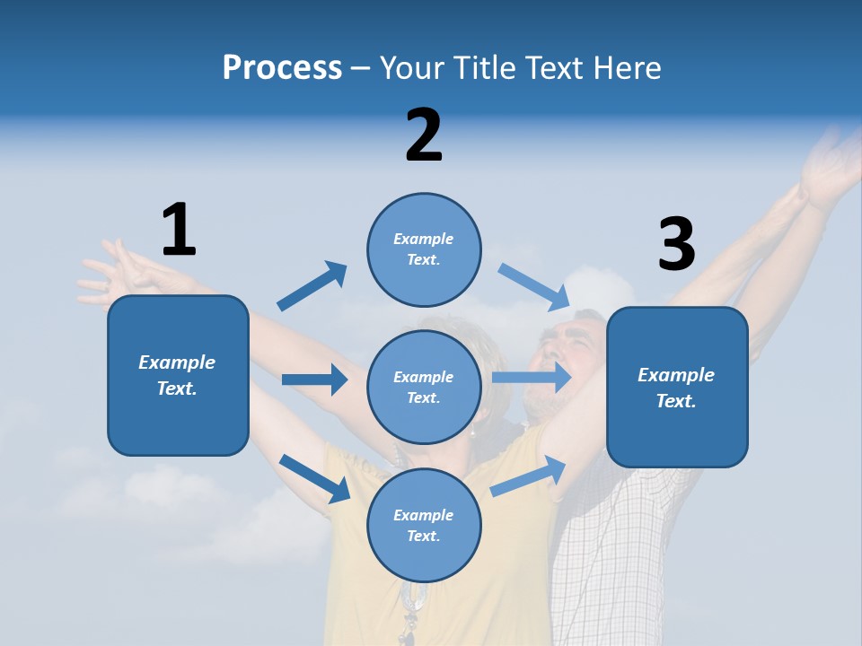 Woman Praise Winners PowerPoint Template