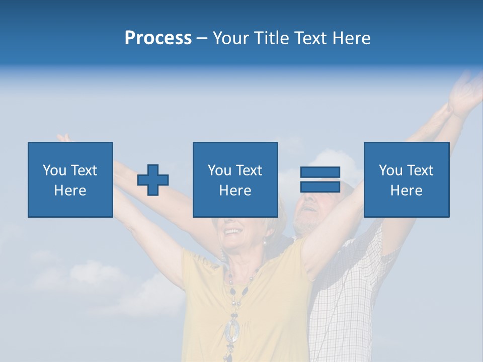 Woman Praise Winners PowerPoint Template