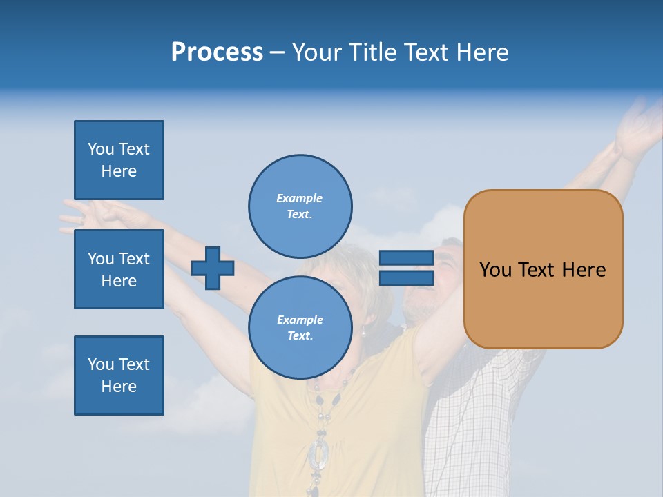 Woman Praise Winners PowerPoint Template