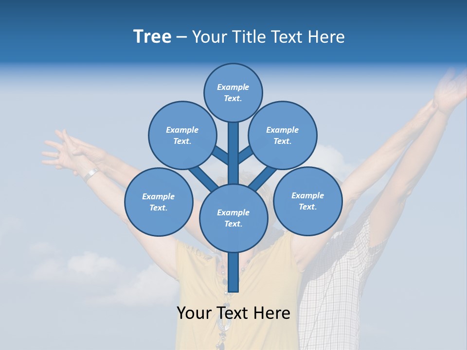 Woman Praise Winners PowerPoint Template