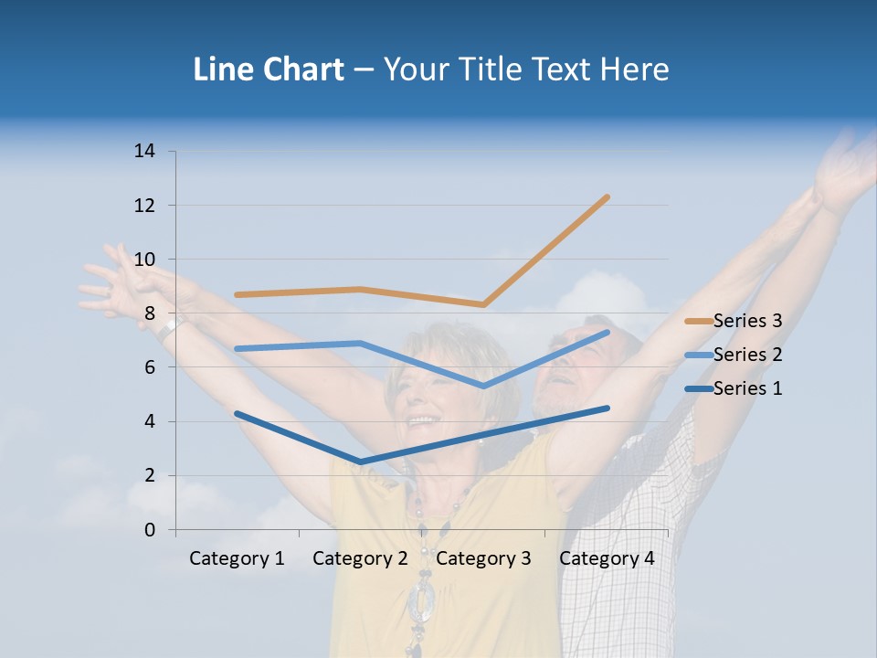 Woman Praise Winners PowerPoint Template