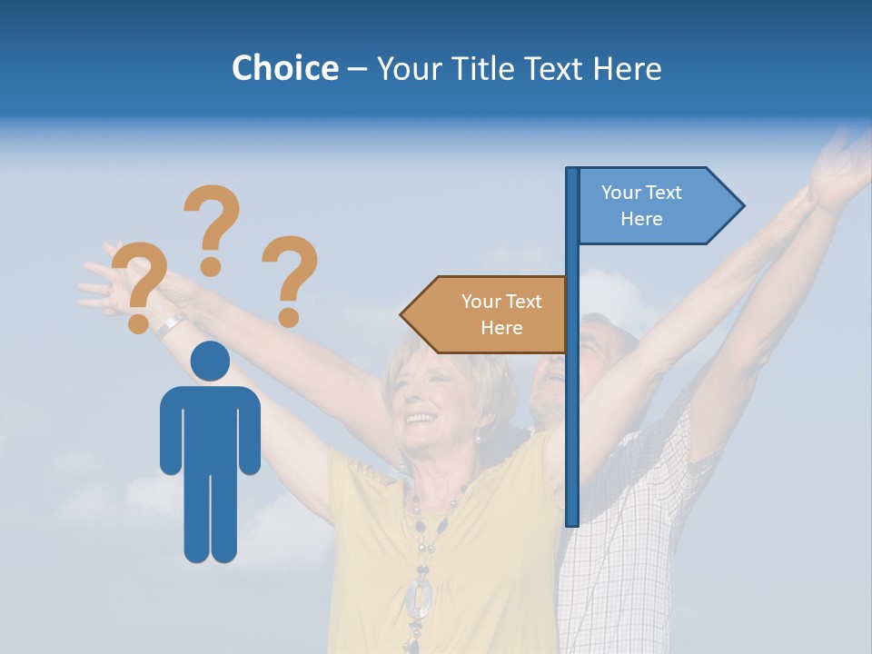 Woman Praise Winners PowerPoint Template