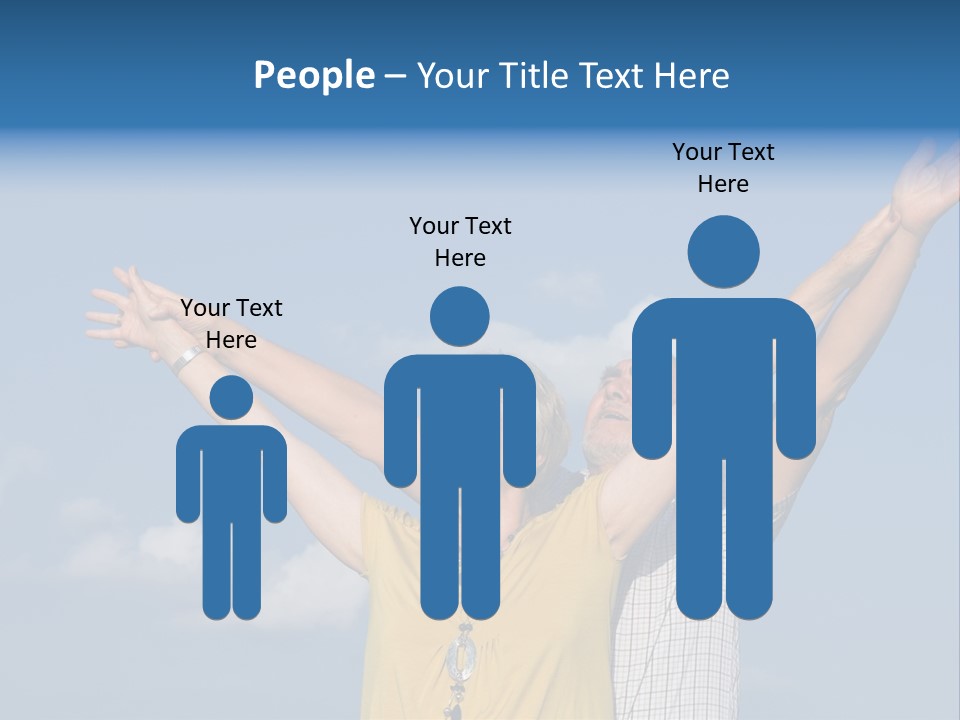 Woman Praise Winners PowerPoint Template