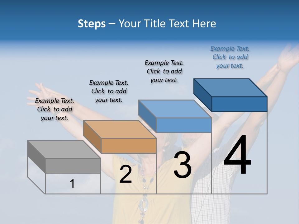 Woman Praise Winners PowerPoint Template