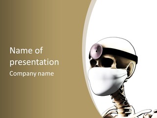 Job Neck Skull PowerPoint Template