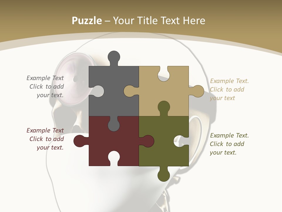 Job Neck Skull PowerPoint Template