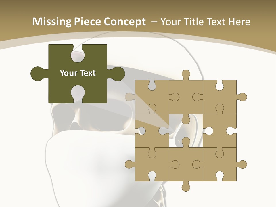 Job Neck Skull PowerPoint Template