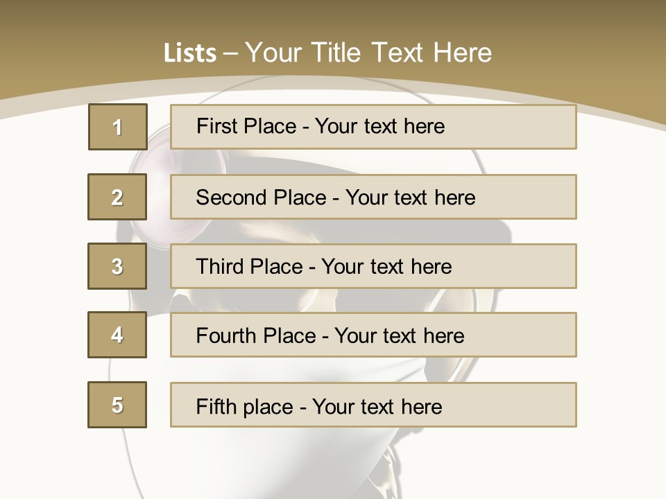 Job Neck Skull PowerPoint Template