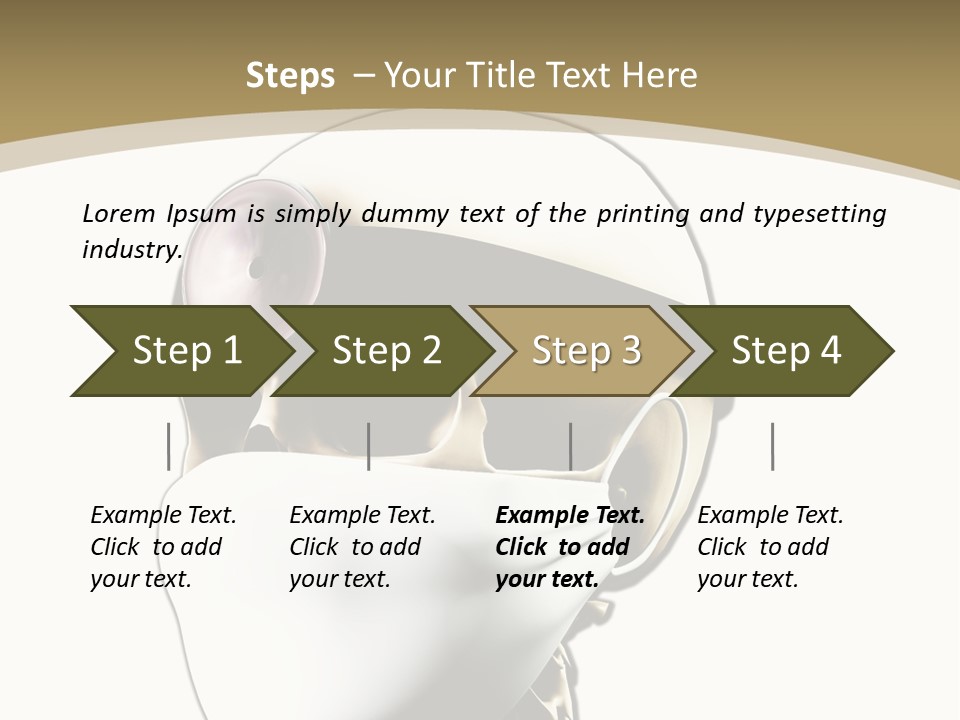 Job Neck Skull PowerPoint Template