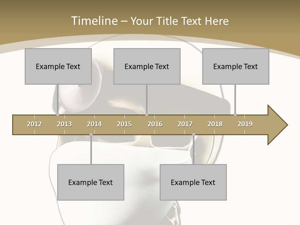Job Neck Skull PowerPoint Template