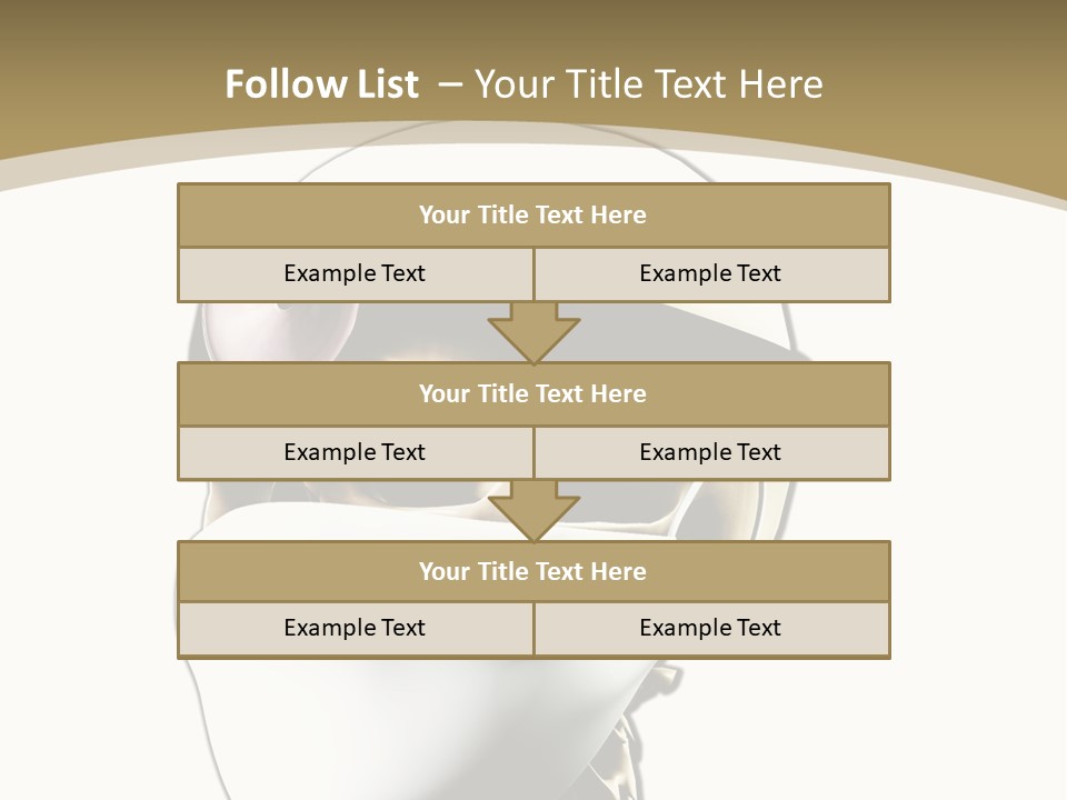 Job Neck Skull PowerPoint Template