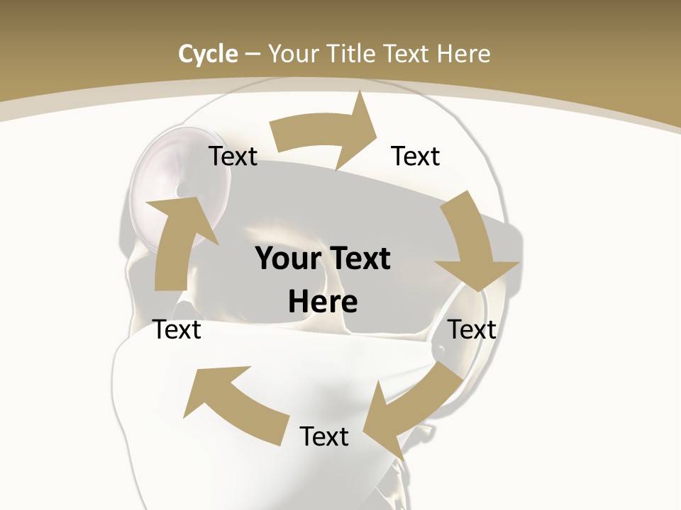 Job Neck Skull PowerPoint Template