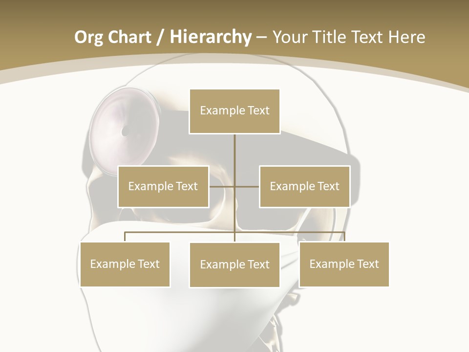 Job Neck Skull PowerPoint Template