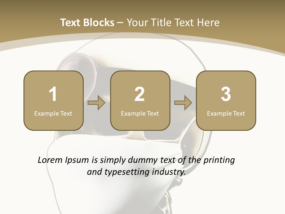 Job Neck Skull PowerPoint Template
