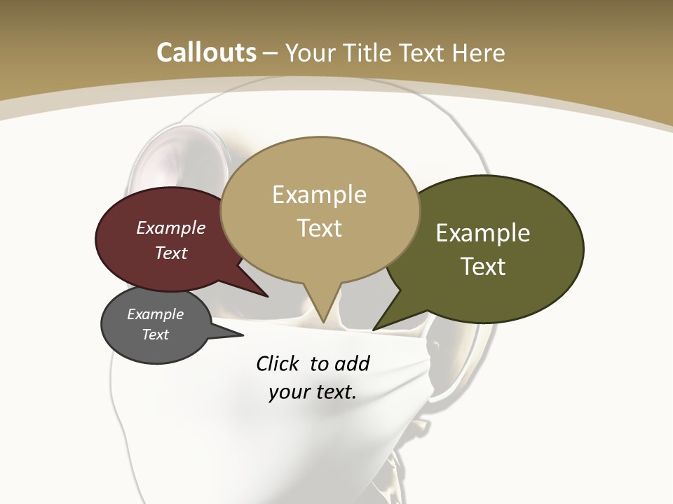Job Neck Skull PowerPoint Template