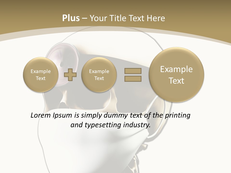 Job Neck Skull PowerPoint Template