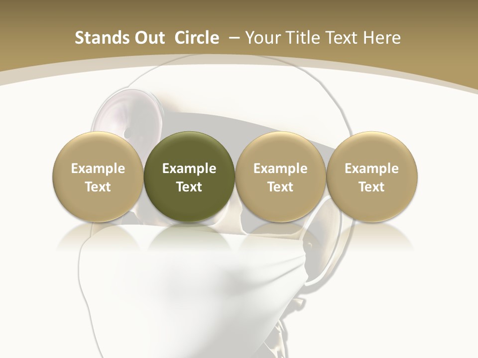 Job Neck Skull PowerPoint Template