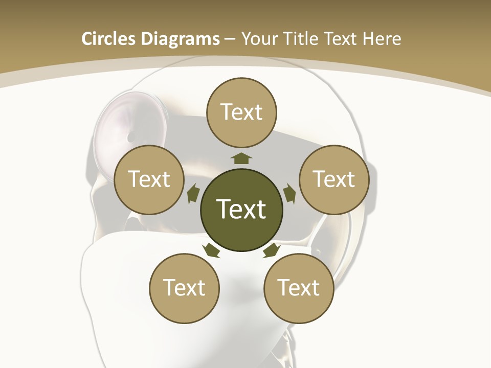 Job Neck Skull PowerPoint Template