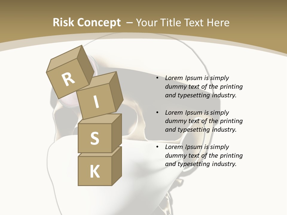 Job Neck Skull PowerPoint Template