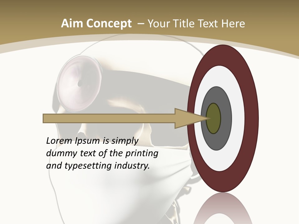 Job Neck Skull PowerPoint Template