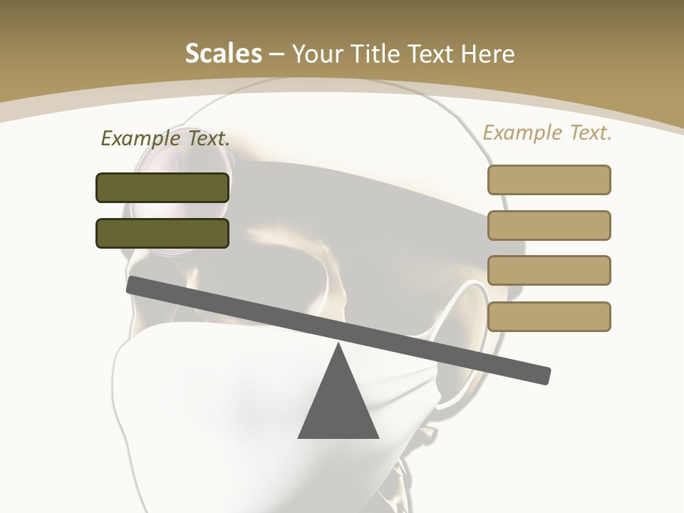 Job Neck Skull PowerPoint Template