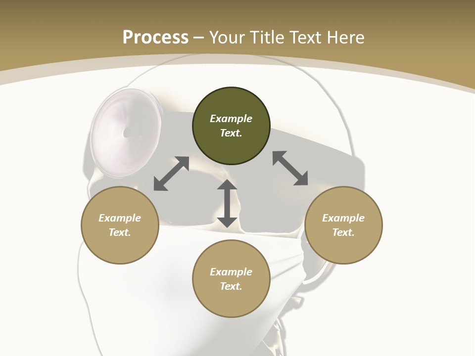 Job Neck Skull PowerPoint Template