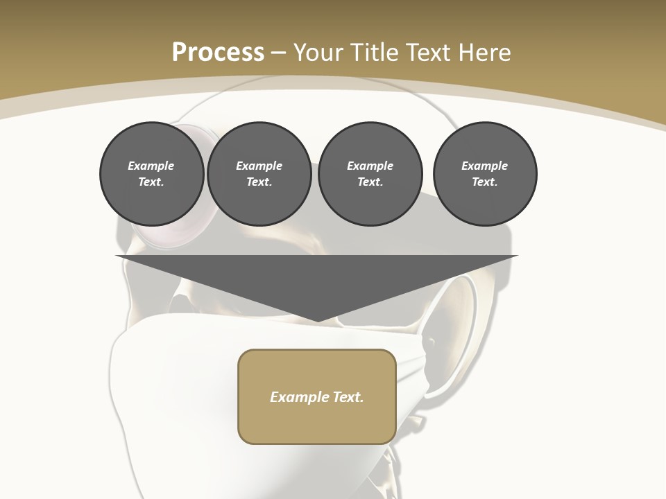 Job Neck Skull PowerPoint Template