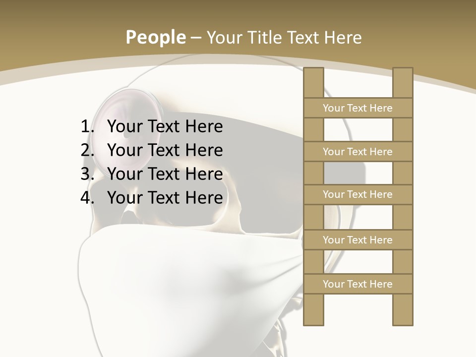 Job Neck Skull PowerPoint Template