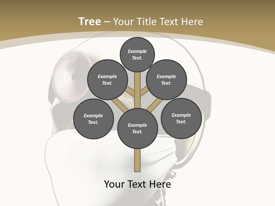 Job Neck Skull PowerPoint Template