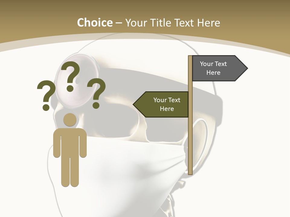 Job Neck Skull PowerPoint Template