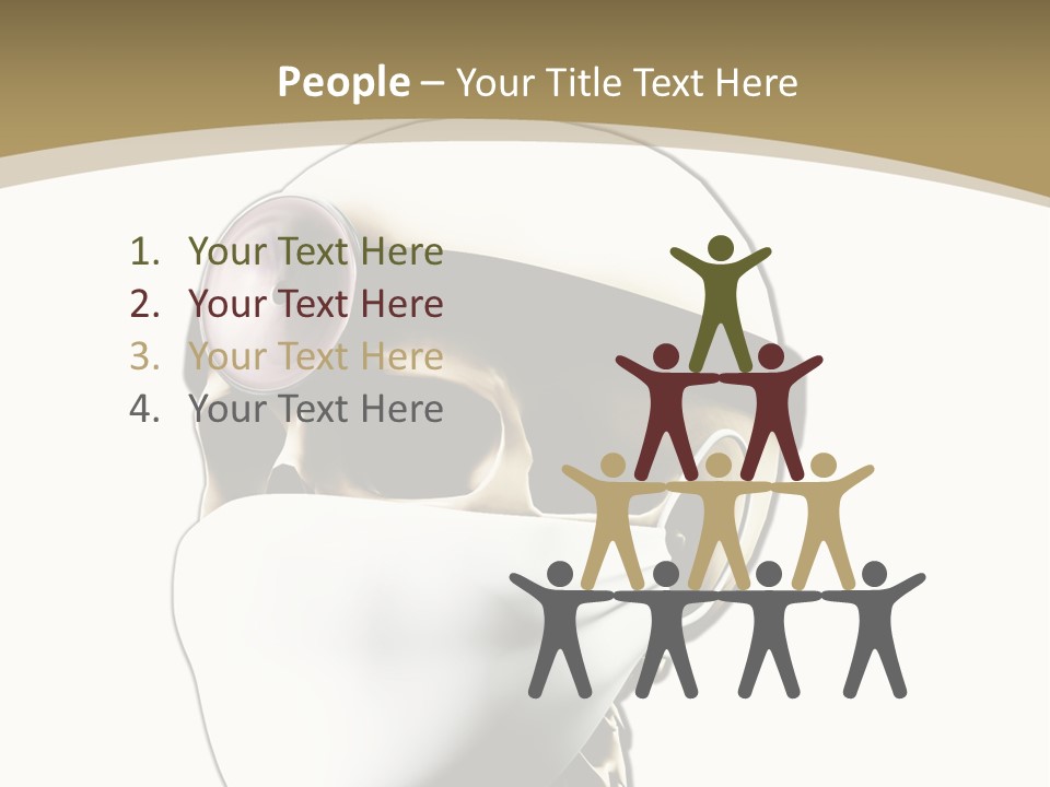 Job Neck Skull PowerPoint Template