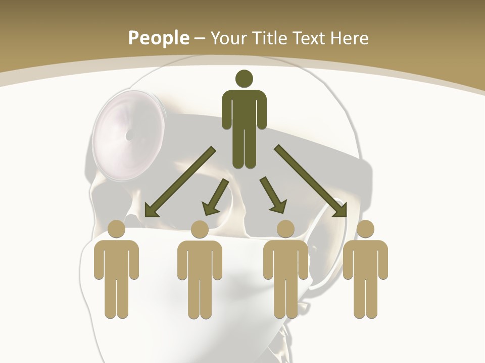 Job Neck Skull PowerPoint Template