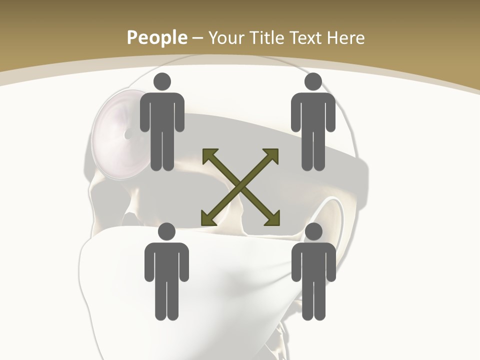 Job Neck Skull PowerPoint Template