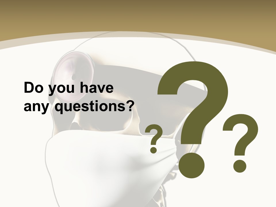 Job Neck Skull PowerPoint Template