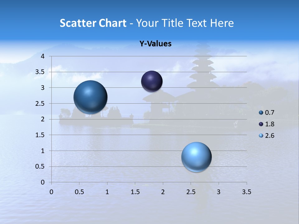Blue Village Landscape PowerPoint Template