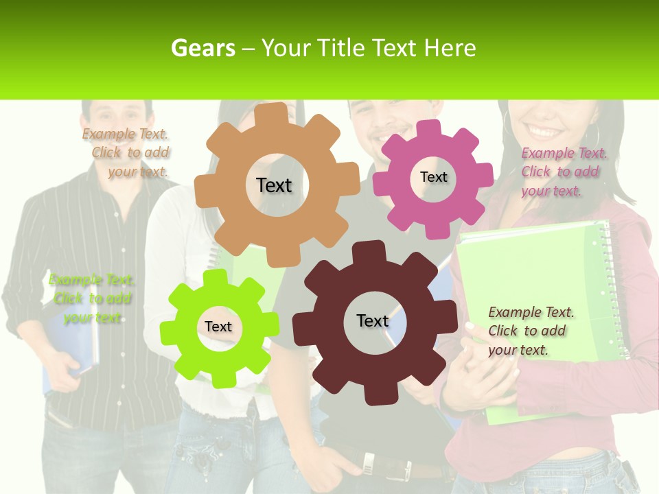 Classroom Guys Hispanic PowerPoint Template