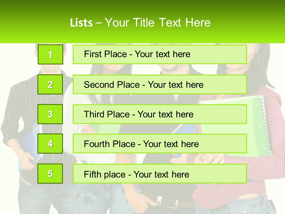 Classroom Guys Hispanic PowerPoint Template
